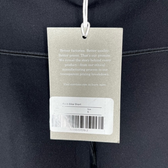 Everlane The Perform Bike Shorts, NWT - Picture 4 of 5